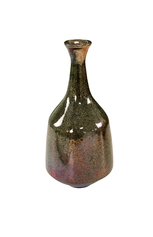 Speckled Copper Luster Glaze Vase