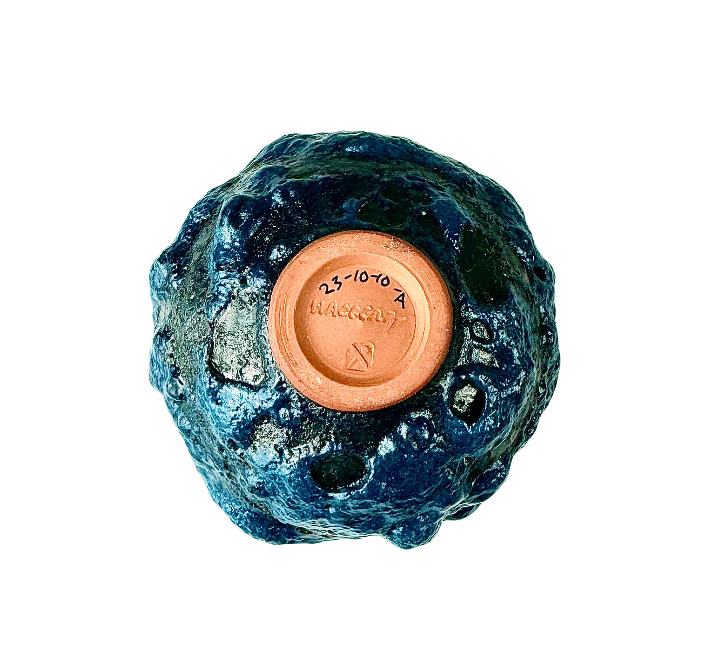 Blue Crater Vase