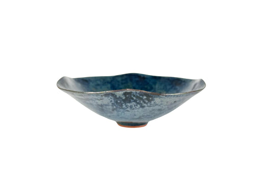 Molybdenum Blue Crystal Altered Bowl